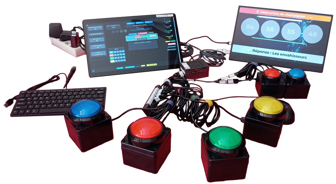 Buzzers Kouizic - vue détaillée
